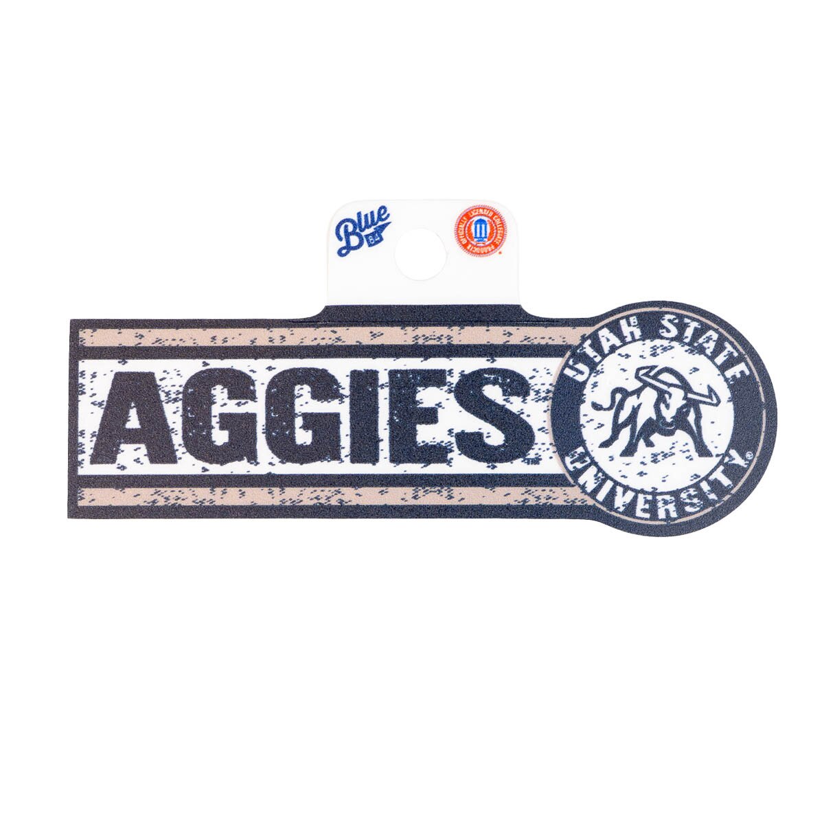 Utah State Aggies Distressed Sticker
